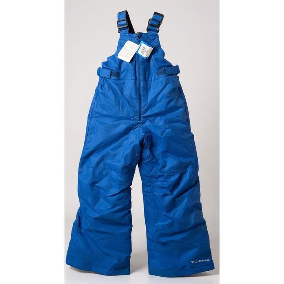 NWT Columbia Kids Snowslope II Bib Snow Ski Snowboarding Youth Small Royal Blue - Picture 1 of 1